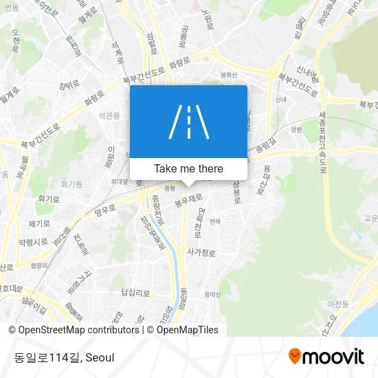 동일로114길 map