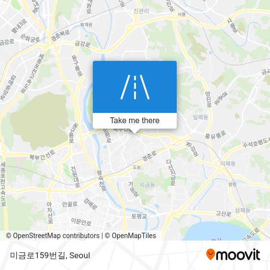 미금로159번길 map