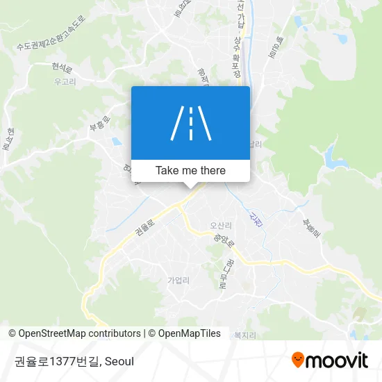 권율로1377번길 map