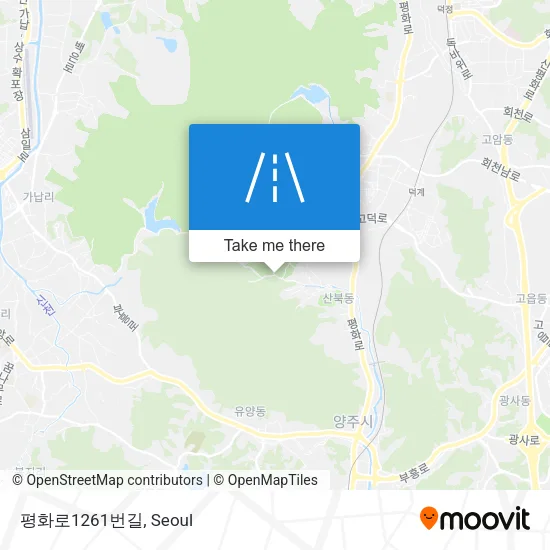 평화로1261번길 map