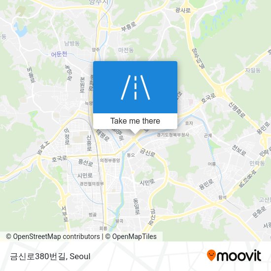 금신로380번길 map