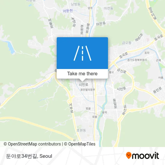 둔야로34번길 map