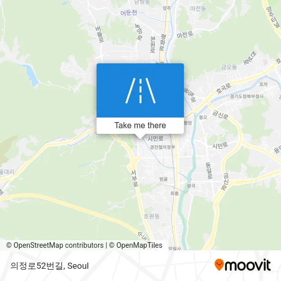 의정로52번길 map