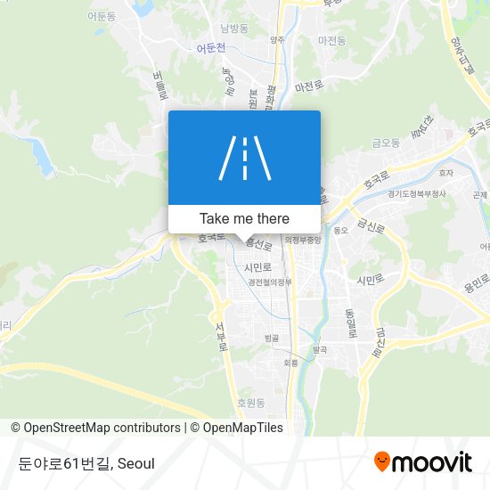 둔야로61번길 map