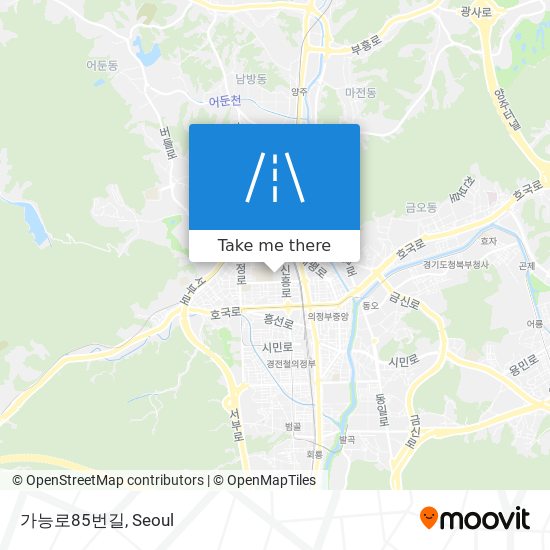 가능로85번길 map