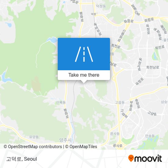고덕로 map