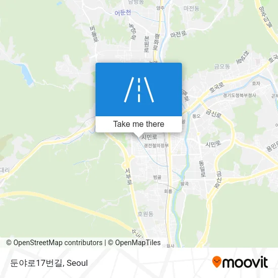 둔야로17번길 map