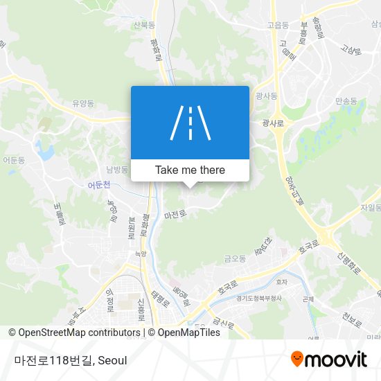 마전로118번길 map