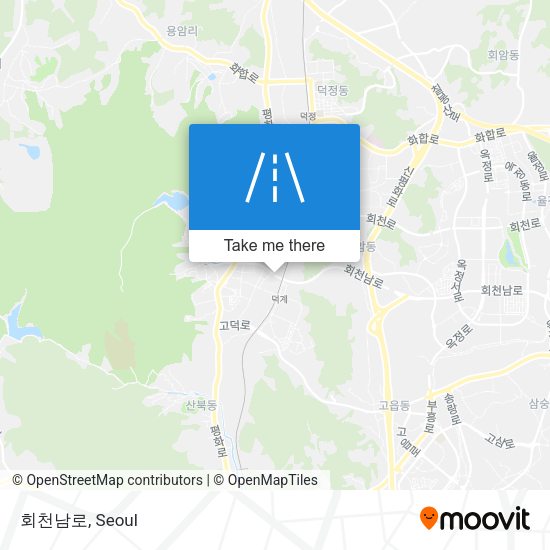 회천남로 map