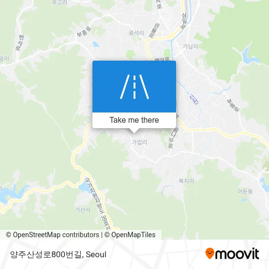 양주산성로800번길 map