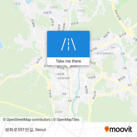 평화로551번길 map