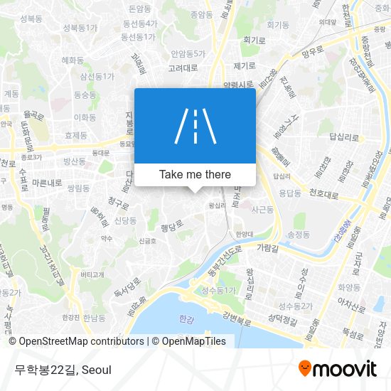 무학봉22길 map