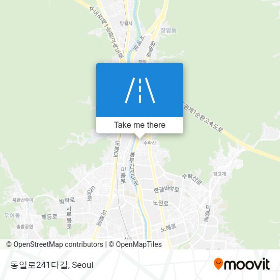 동일로241다길 map