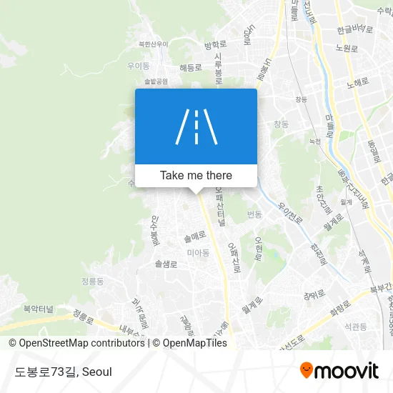 도봉로73길 map