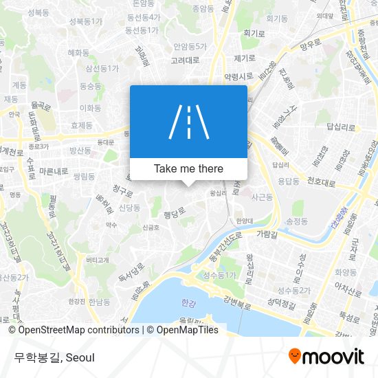 무학봉길 map