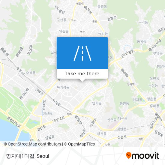 명지대1다길 map