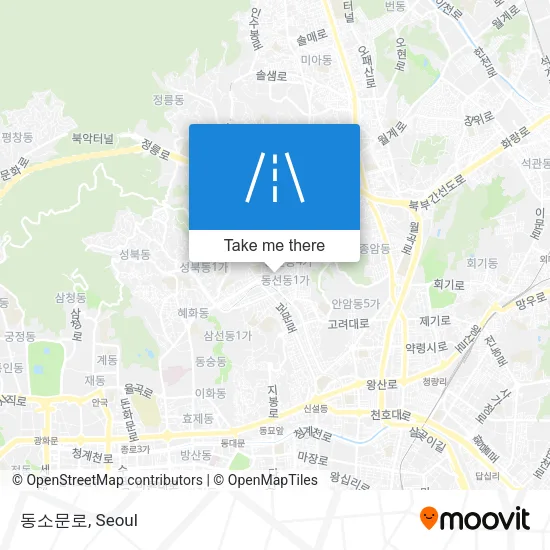 동소문로 map