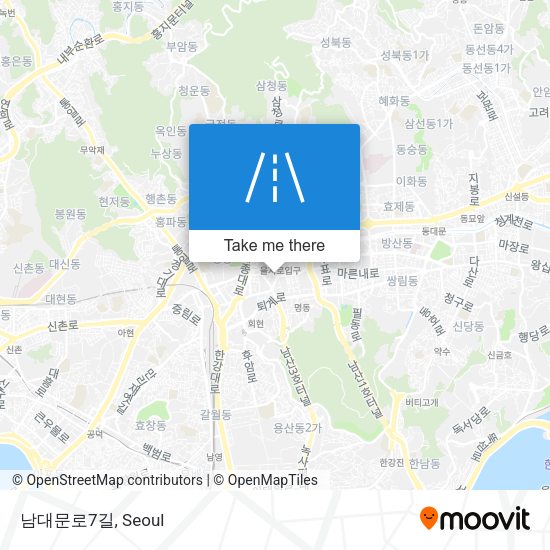 남대문로7길 map