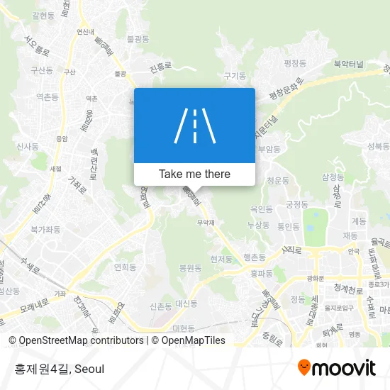 홍제원4길 map