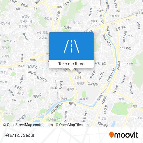 용답1길 map
