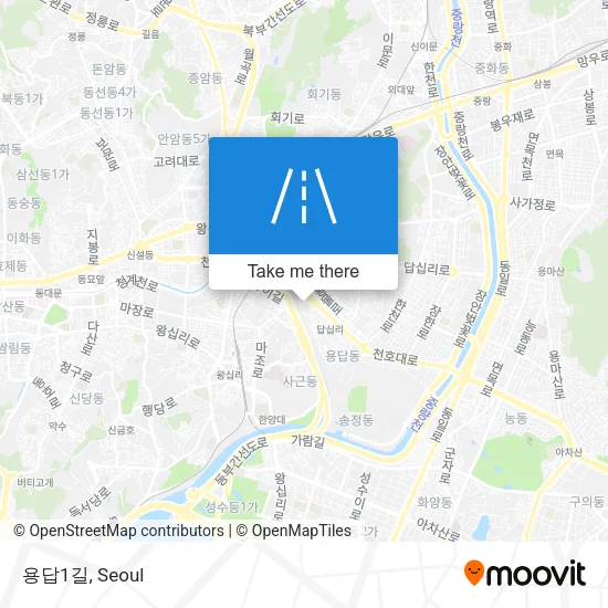 용답1길 map
