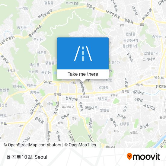 율곡로10길 map