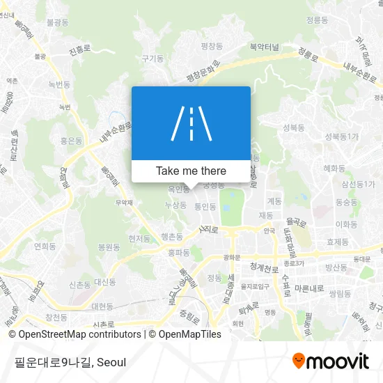 필운대로9나길 map