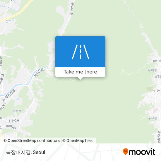 북장대지길 map
