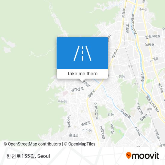 한천로155길 map