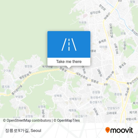 정릉로9가길 map