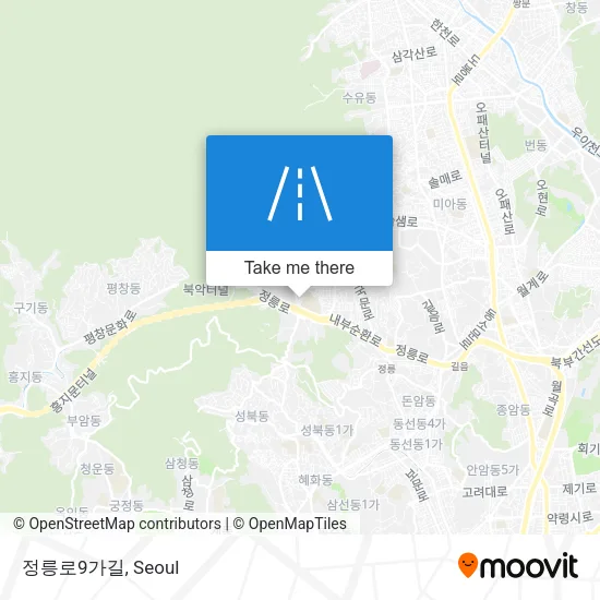 정릉로9가길 map