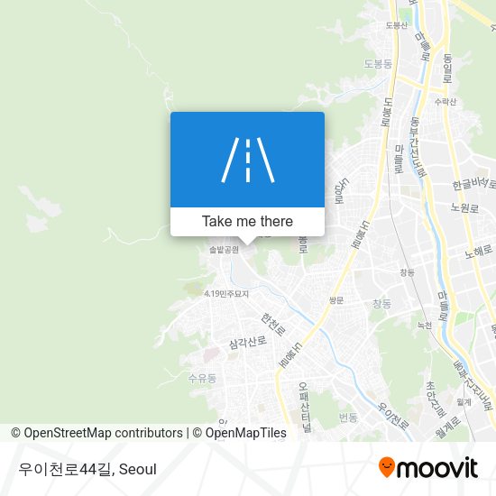 우이천로44길 map