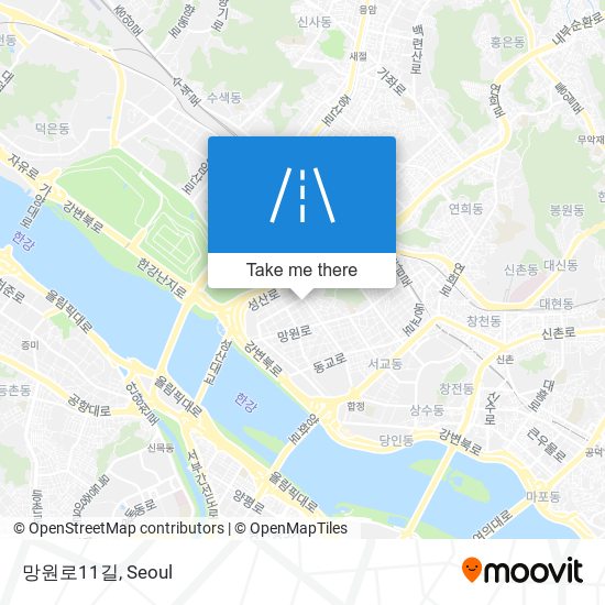 망원로11길 map