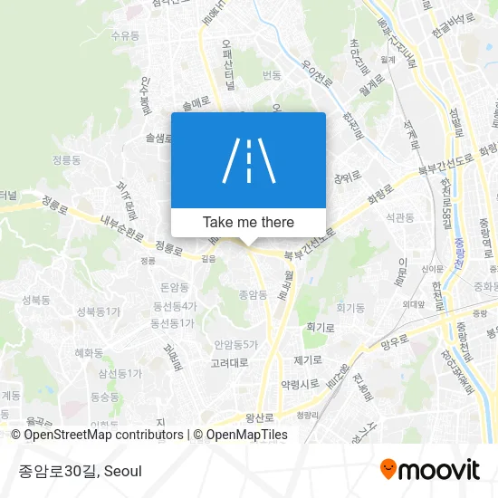 종암로30길 map