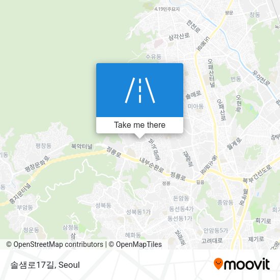 솔샘로17길 map