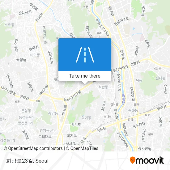 화랑로23길 map