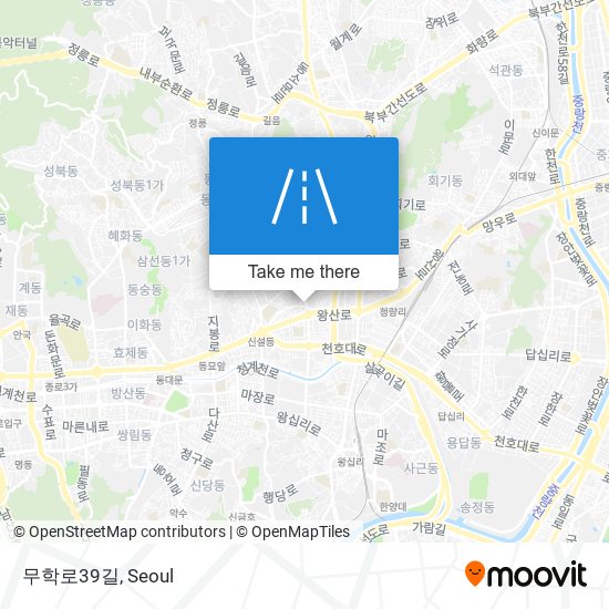 무학로39길 map