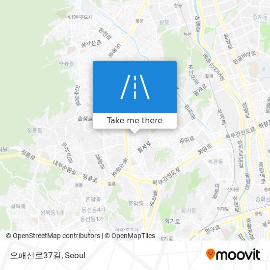 오패산로37길 map