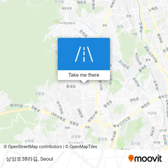 삼양로38라길 map