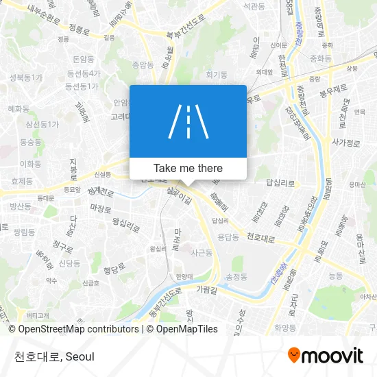 천호대로 map
