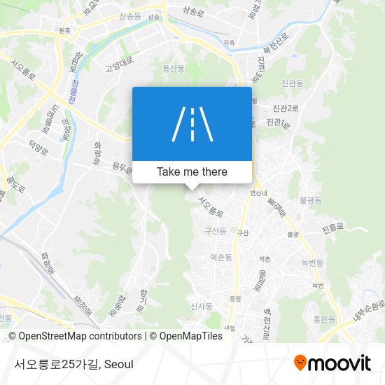 서오릉로25가길 map