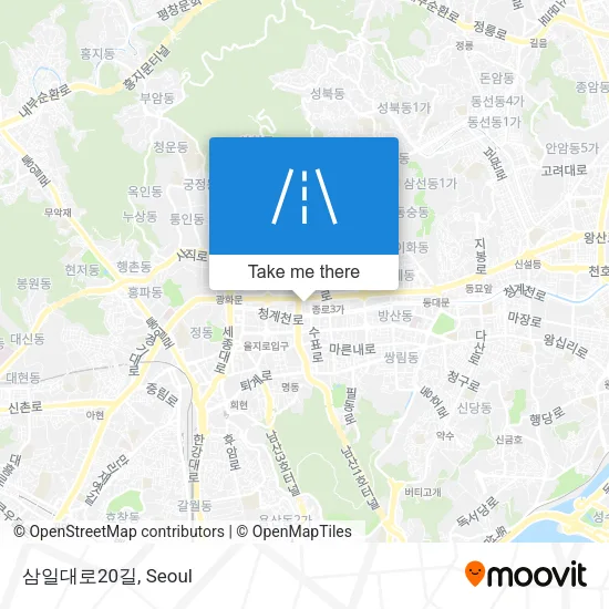 삼일대로20길 map