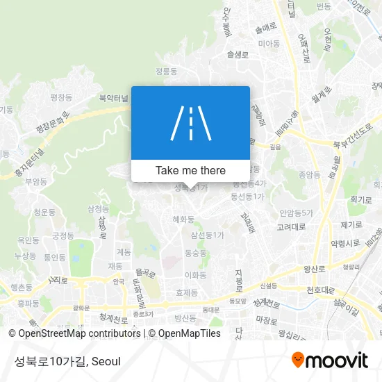 성북로10가길 map