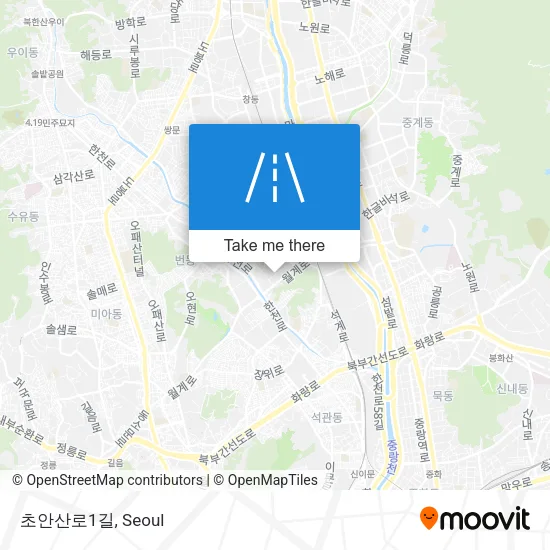 초안산로1길 map