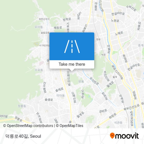 덕릉로40길 map