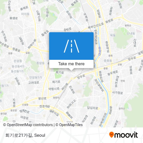 회기로21가길 map