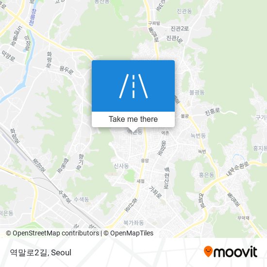 역말로2길 map