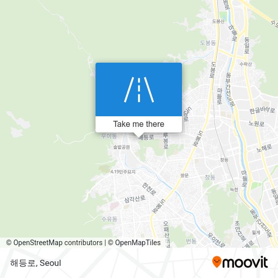 해등로 map