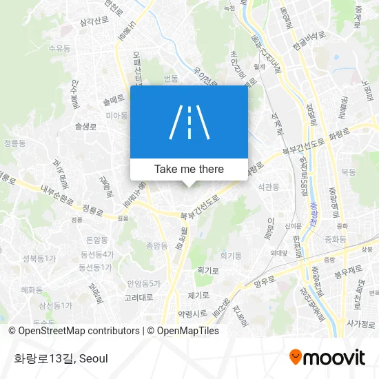 화랑로13길 map