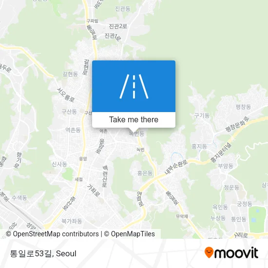 통일로53길 map